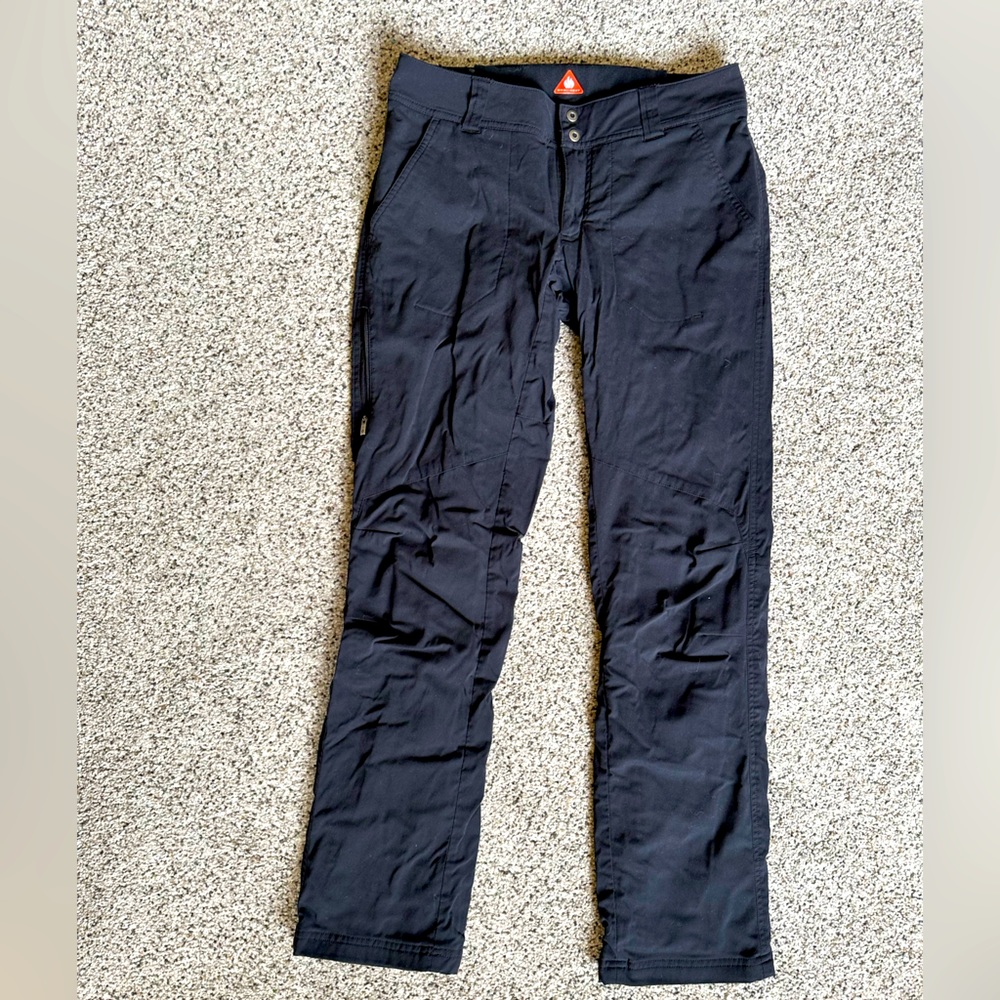 🏔️Columbia omni- heat, ⭐️warm black hiking pants with adjustable waist band.